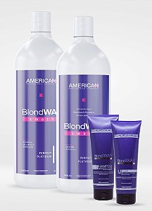 American Blond WAY Smoth - Shampoo e Redutor - 1lt + Brinde kit shampoo e Mask250ml