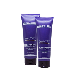Kit Shampoo e Máscara Revision Color Blond Way - 250ml