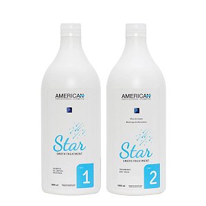 American Star Smoth Treatment  Shampoo e Redutor - 1000ml (Promoção de fim de mês )
