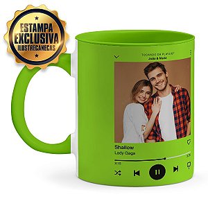 Ilustre sua Caneca Spotify (modelo 1)