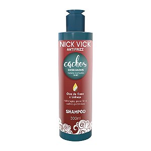 Shampoo Cachos Desejados Nick Vick Antifrizz 300ml