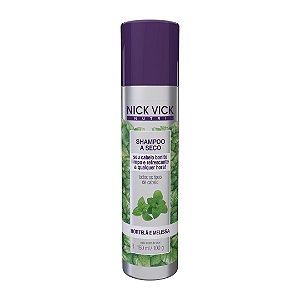 Shampoo a Seco Hortelã e Melissa Nick Vick Nutri 150ml