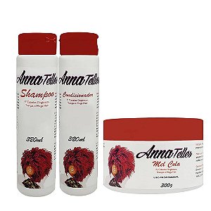 Kit Shampoo e condicionador Mel Cola 300ml Anna Telles