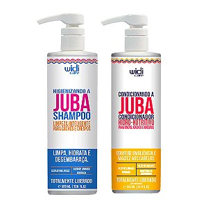 Kit Shampoo Higienizando a Juba e Condicionando a Juba Widi Care