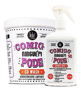 KIT COMIGO NINGUÉM PODE CO-WASH + Spray- LOLA COSMETICS