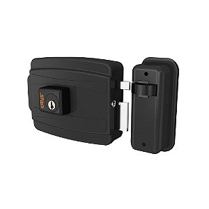 FECHADURA ELETRICA CILINDRO 40MM PRETA STAM