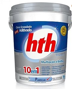 HTH CLORO 10 EM 1 BALDE 10KG