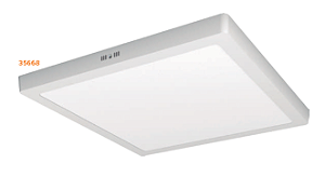 PLAFON LED 24W 6500K SOBREPOR LUZ BRANCA