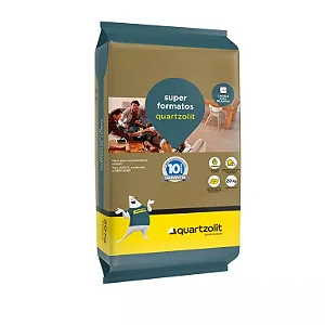ARGAMASSA QUARTZOLIT ACIII 20KG CINZA SUPER FORMATOS REVESTIMENTO ATÉ 230X230