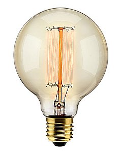 LÂMPADA LED G95 FILAMENTO 2200K CARBONO 40W BIVOLT ELGIN