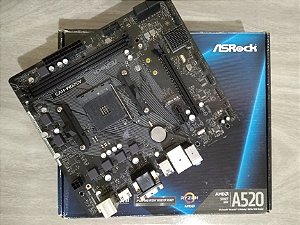 Placa Mãe Gigabyte A520M K V2, Chipset A520, AMD AM4, MATX, DDR4