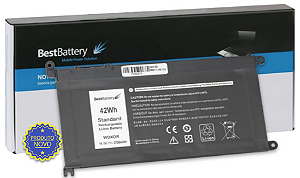Bateria nova WDXOR para not. dell lat.3400/3490 e outros na descrição