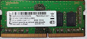 memoria smart not 8gb ddr4 2666mhz original lenovo