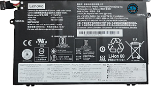bateria original para notebook lenovo thinkpad E14 gen 1/ E15/ E480/ E490/ E580/ E590/