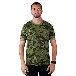 Kit Com 4 Camisetas Masculina Soldier Camuflada Bélica