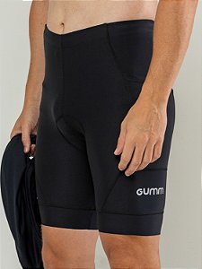 Bermuda Evolution Run Black 2 Bolsos + 1 Bolso de Zíper - Masculino