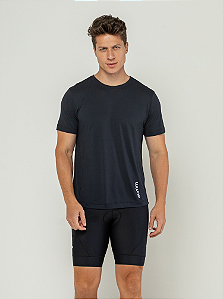 BERMUDA EVOLUTION RUN PRETO 2 BOLSOS + 1 BOLSO DE ZÍPER MASCULINO