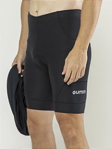 Bermuda Evolution Run Black 2 Bolsos + 1 Bolso de Zíper - Masculino