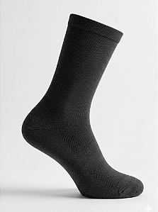 MEIA DE COMPRESSÃO CANO MÉDIO PRETO E CINZA 38 AO 43