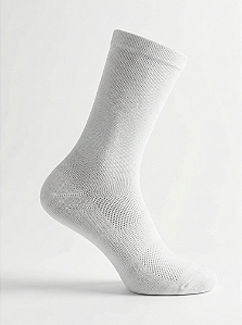 MEIA DE COMPRESSÃO CANO MÉDIO BRANCA 38 AO 43