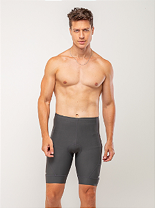 BERMUDA EVOLUTION RUN CINZA 2 BOLSOS + 1 BOLSO DE ZÍPER MASCULINO