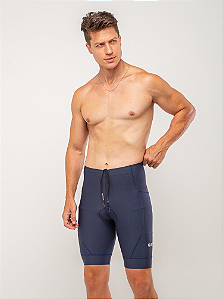 BERMUDA EVOLUTION RUN AZUL MARINHO 2 BOLSOS + 1 BOLSO DE ZÍPER MASCULINO