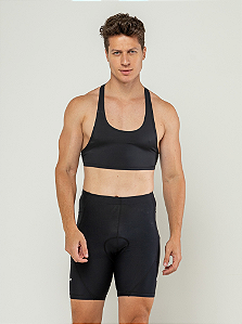 BERMUDA MULTISPORT RUN SEAM BLACK 2 BOLSOS MASCULINA