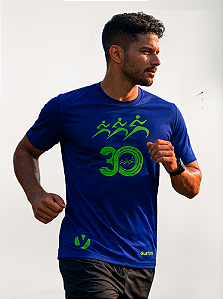 CAMISETA COMEMORATIVA MARATONA DE SÃO PAULO 2026 - AZUL MARINHO MASCULINO