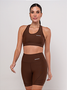 SHORT FEARLESS W CÓS-ALTO CHOCOLATE FEMININO