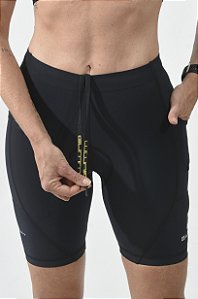 Bermuda Multisport Run Seam Black Feminina