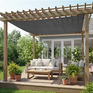 Forro Sintético Para Pergolado Ideal para áreas externas 1,40mts De Largura - PRETO