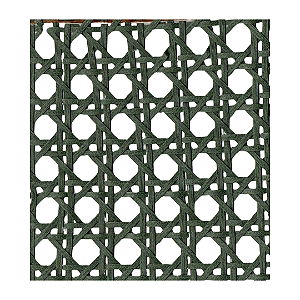 Tela Sextavada Palhinha Indiana Algodão com fibras (ALG06 - Verde Floresta) 80 cm