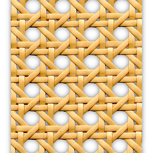 Palha Indiana Polietileno (POL06) 60 cm - Cor Palha - palhinha indiana sintética, rattan sintético para portas de guarda roupas , encosto de cadeiras, frentes de gaveta, bolsas, chapéus e móveis em geral