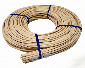 Chicote filete natural (rattan) de 4,0mm para acabamentos