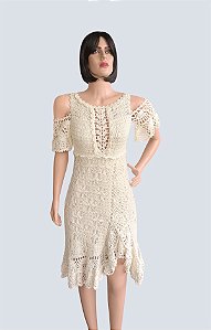 Vestido De Crochê Off White!