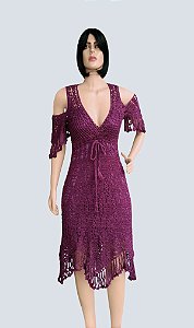 VESTIDO DE CROCHÊ ULTRAVIOLETA!
