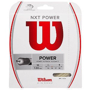Corda Wilson Nxt Power 16 1.30mm Natural - Set