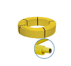 KIT 100MT TUBO ALUMINIO MULTICAMADA AMARELO 16MMX2MM EMMETI ( ROLO 100MT )