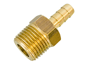 ESPIGAO LATÃO MACHO 1/2 BSP EXT X 3/8 BM 2616 / 30035
