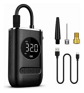 Mini Compressor de ar Portátil Digital USB