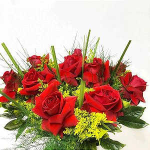 Surpresa de Rosas Vermelhas Colombianas - Mariza Flores