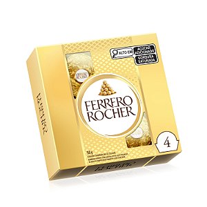 Ferrero Rocher com 4 bombons 50g