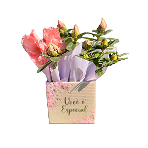Azaleia decorada para presente