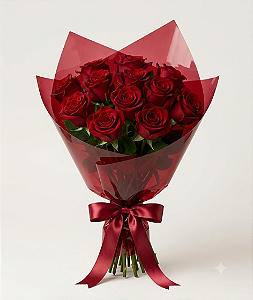 Buquê 12 rosas Premium