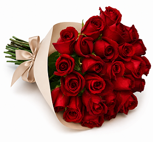 Buquê de 20 Rosas Vermelhas