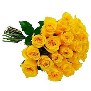 Buque 20 rosas Amarelas