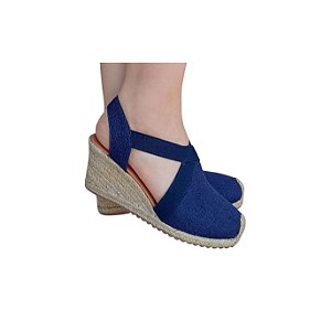 ESPADRILLE ANABELA SALOMÉ MARINHO SALTO 5,5 CM