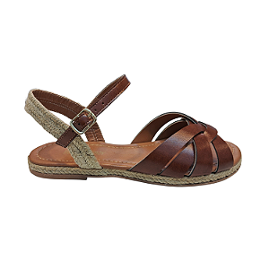 SANDÁLIA FLAT SORIA CAMEL