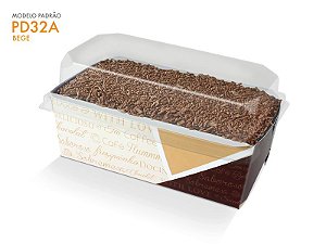 PD32A- Embalagem Forneável Caseirinho - 200g (25 uni. c/ Tampa)