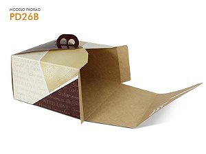PD26A /PD26B /PD26K - Embalagem para Bolo 2KG (10 uni)